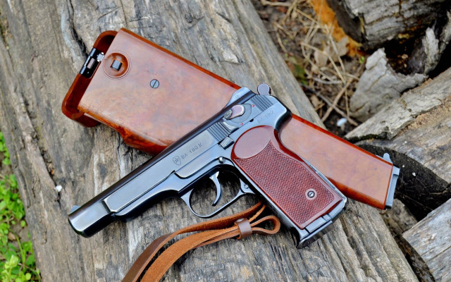 Gun wood leather cloisonnism puzzle free wallpaper - medium preview image