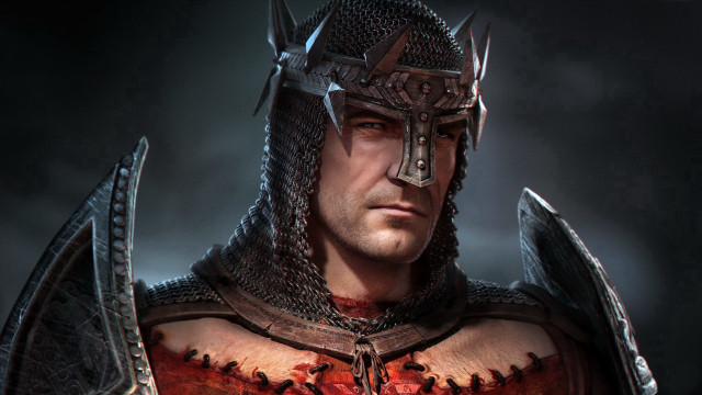Epic fantasy armor helmet swords free wallpaper - medium preview image