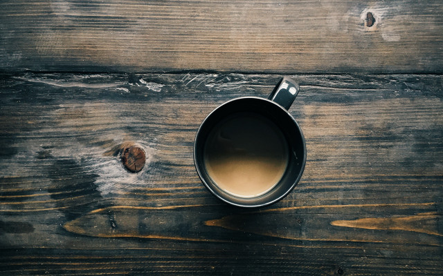 Coffee cup wooden table spoon #3 free wallpaper - medium preview image
