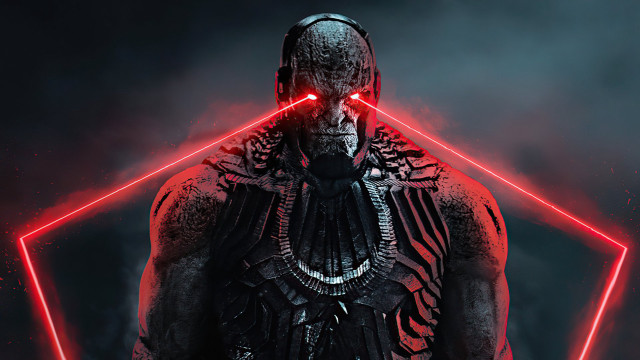 Neon mask cyborg man glowing free wallpaper - medium preview image