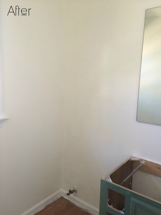 Bathroom sink mirror corner hole free wallpaper - medium preview image