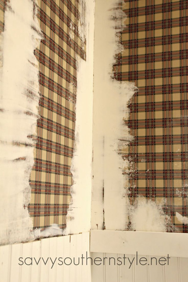 Checkered fabric white door wall free wallpaper - medium preview image