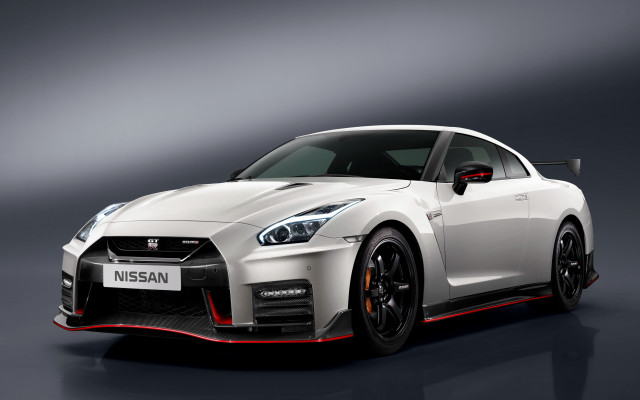 White nissan sportscar red stripe free wallpaper - medium preview image