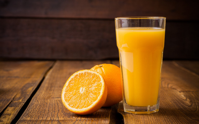 Orange juice glass orange slice #2 free wallpaper - medium preview image