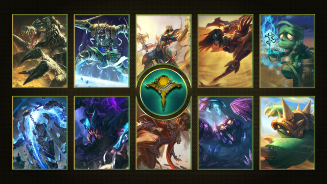 Monsters variety poses colors collection free wallpaper - medium preview image