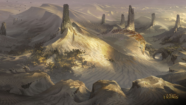 Mountain landscape trees rocks sand free wallpaper - medium preview image