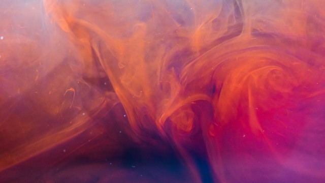 Red orange nebula fire moon free wallpaper - medium preview image