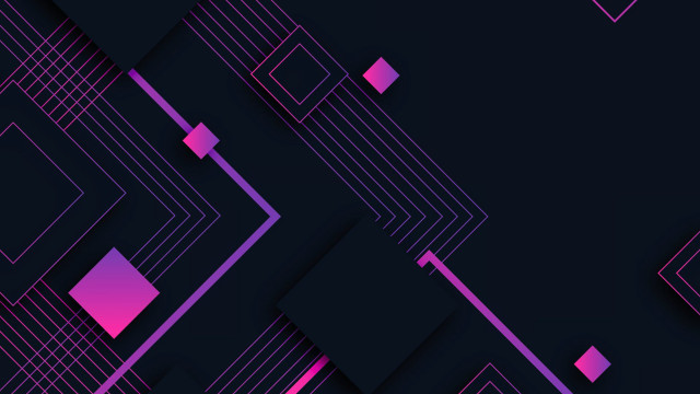 Purple black geometric pink center free wallpaper - medium preview image