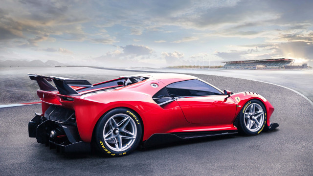 Red sports car race track #39 free wallpaper - medium preview image