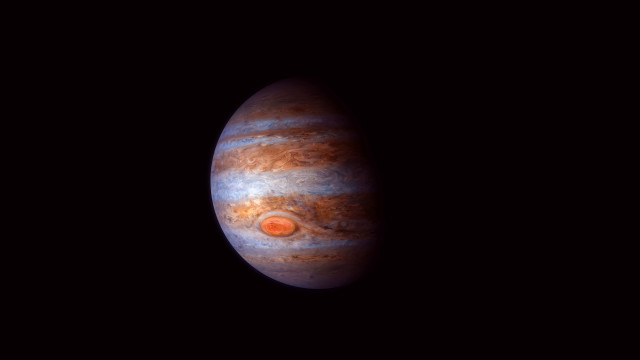 Earth planet moon orange spot free wallpaper - medium preview image