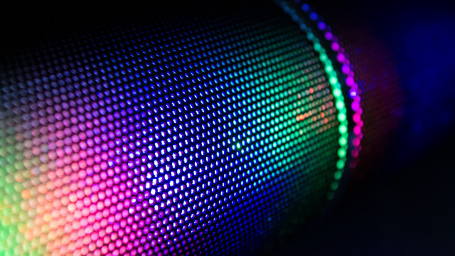 Colorful light reflection headphone holography free wallpaper - medium preview image