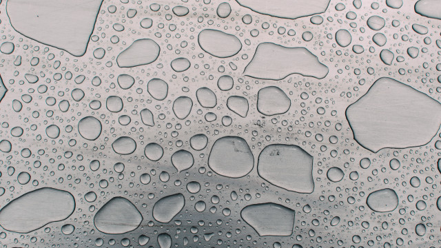 Water droplets glass black white free wallpaper - medium preview image