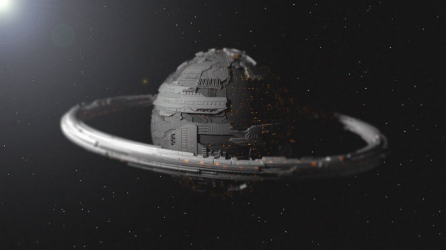 Space ship bright light star free wallpaper - medium preview image