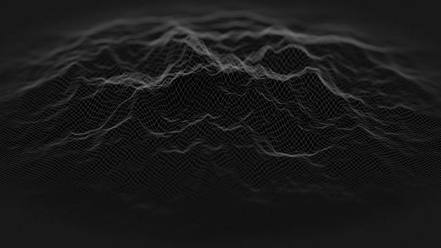 Mountain range generative art ambient free wallpaper - medium preview image