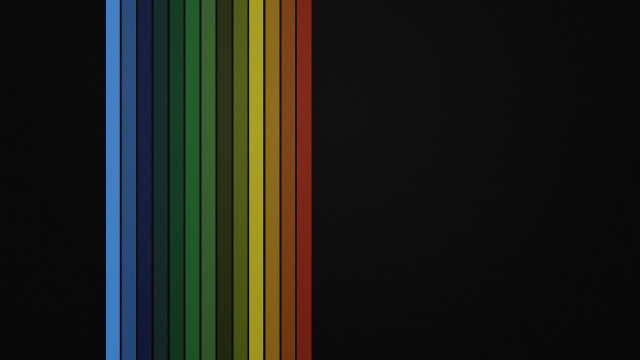Rainbow colors dark background white free wallpaper - medium preview image