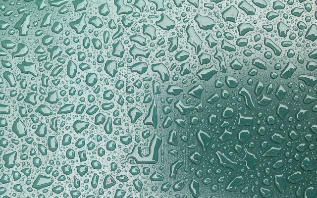 Window waterdrops glass green angyeon free wallpaper - medium preview image
