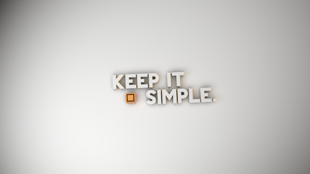 White wall keep it simple free wallpaper - medium preview image