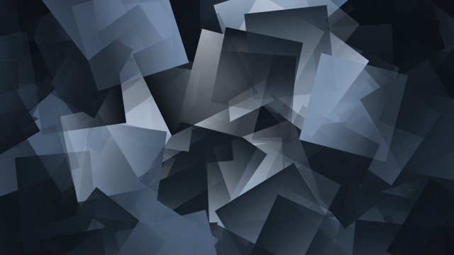 Dark blue abstract geometric blurry free wallpaper - medium preview image