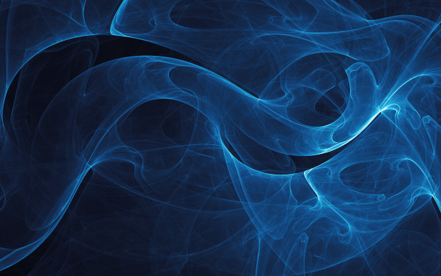 Blue abstract wavy black white #4 free wallpaper - medium preview image