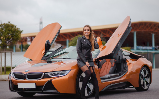 Woman car boots motorcycle gear free wallpaper - medium preview image
