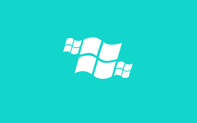 Aqua gradient window logo vector free wallpaper - medium preview image