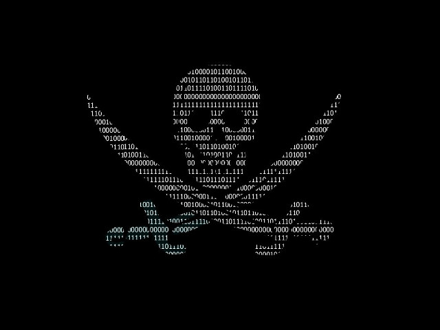 Skull crossbones black background white free wallpaper - medium preview image