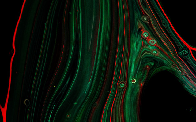 Black background red green swirls free wallpaper - medium preview image
