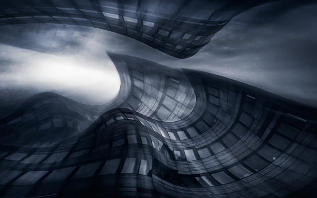 Large building long window sky free wallpaper - medium preview image