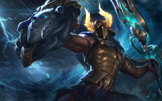 Armor dragon sword rain lightning free wallpaper - medium preview image