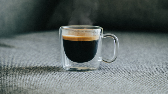 Coffee cup steam minimalism 3d free wallpaper - medium preview image
