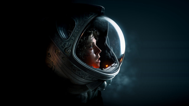 Woman space suit helmet cigarette free wallpaper - medium preview image