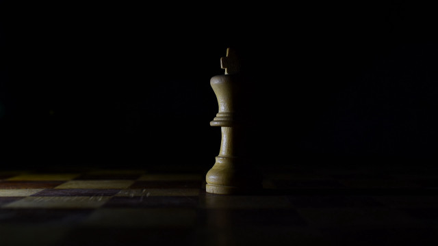Chess pawn neoism raytraced dark free wallpaper - medium preview image