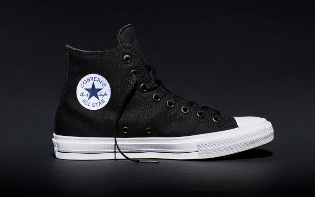 Black converse shoe white star free wallpaper - medium preview image