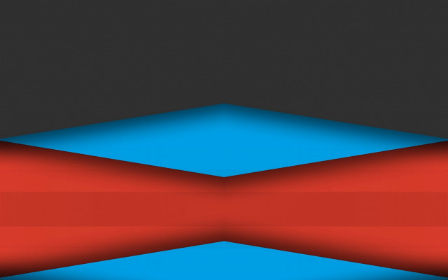 Blue red abstract illusion raytraced free wallpaper - medium preview image