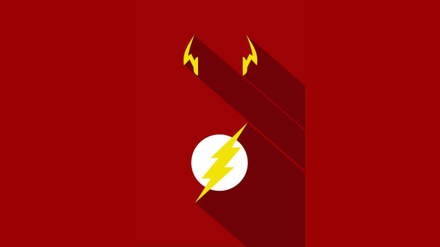 Red background flash symbol shadow free wallpaper - medium preview image