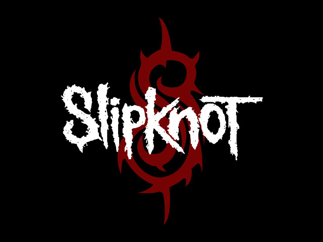 Slipknot black red logo red free wallpaper - medium preview image