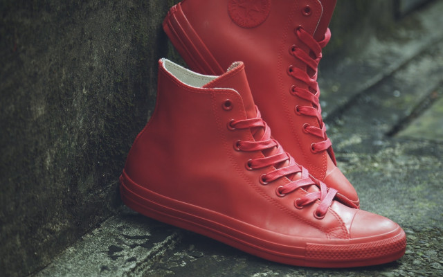 Red sneakers rock wall starry free wallpaper - medium preview image