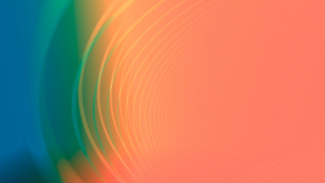 Colorful circular gradient blue orange free wallpaper - medium preview image
