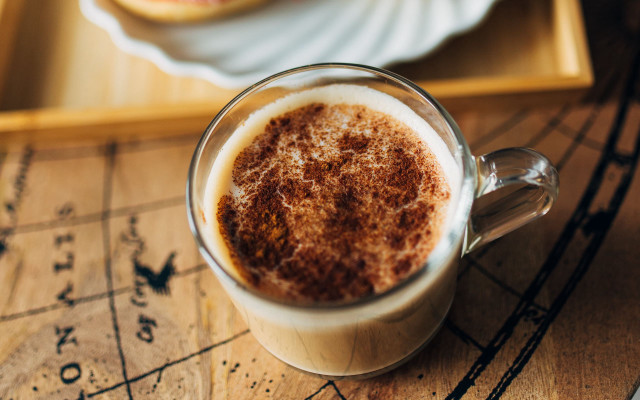 Coffee cinnamon pastry tray indoor free wallpaper - medium preview image
