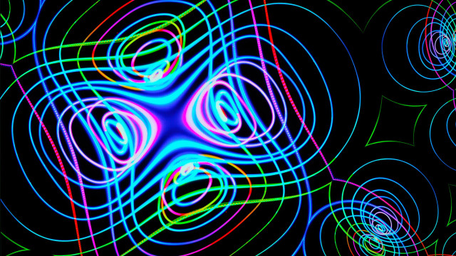 Colorful pattern circles lines mandelbrot free wallpaper - medium preview image