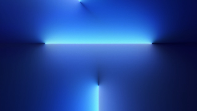 Blue sky sunrise lensflare depth free wallpaper - medium preview image