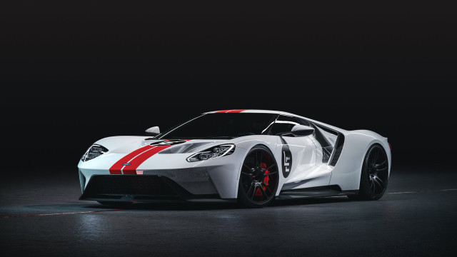 White sports car red stripes #2 free wallpaper - medium preview image