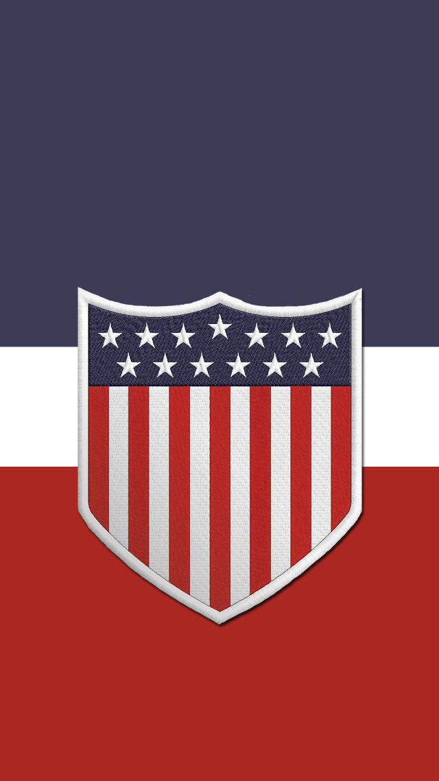 Shield american flag red white free wallpaper - medium preview image