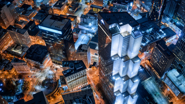 City night skyscraper cyberpunk tokyo free wallpaper - medium preview image