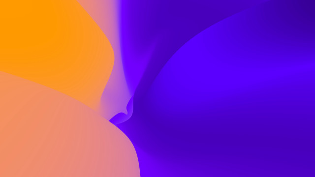 Purple orange curves sunset sky free wallpaper - medium preview image