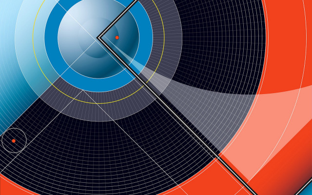 Blue red circles precisionism tennis free wallpaper - medium preview image