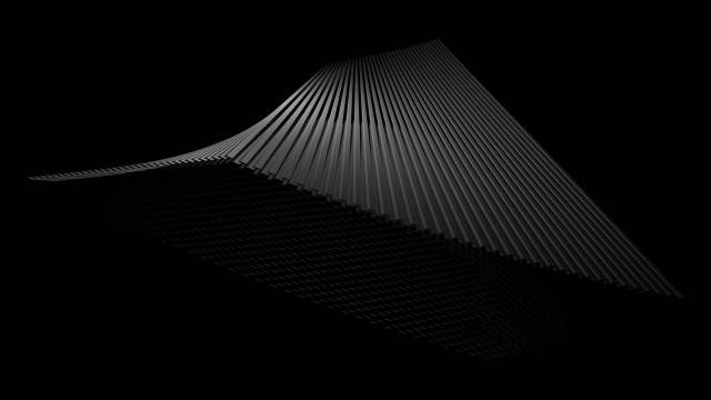 Black and white building clock free wallpaper - medium preview image