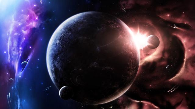 Space planet star bright light #5 free wallpaper - medium preview image
