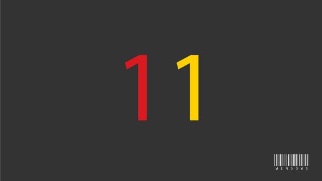Black background red yellow #11 free wallpaper - medium preview image