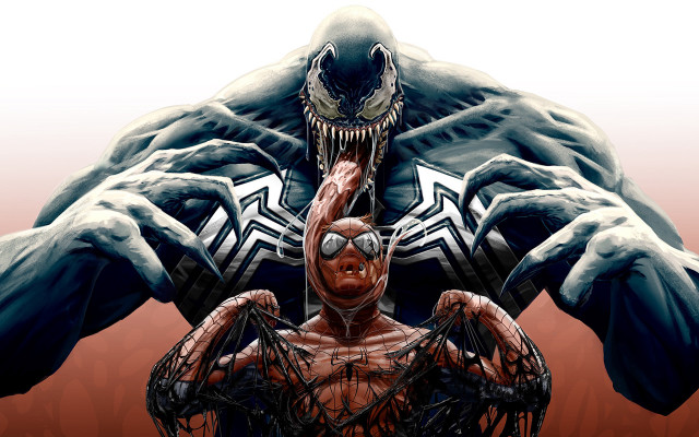 Man spider man giant spider free wallpaper - medium preview image
